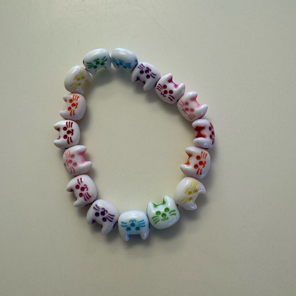 COPY - Hand made cat bracelet. Choose your own colors!